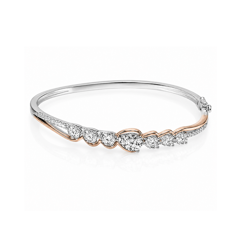 Diamond Bangle - Natural Diamond | Code D6W7L7