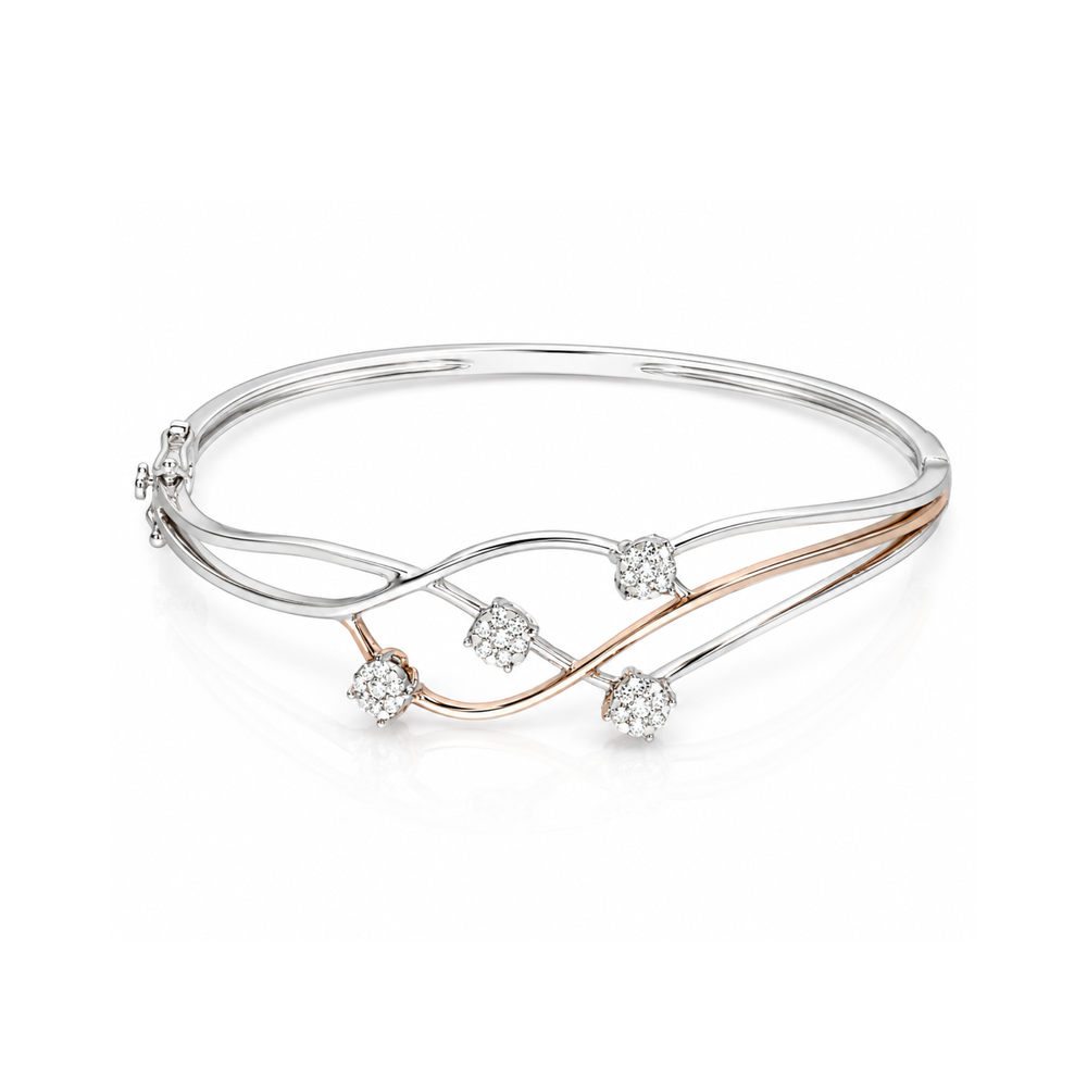 Diamond Bangle - Natural Diamond | Code D6W4D4