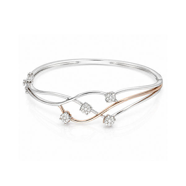 Diamond Bangle - Natural Diamond | Code D6W4D4