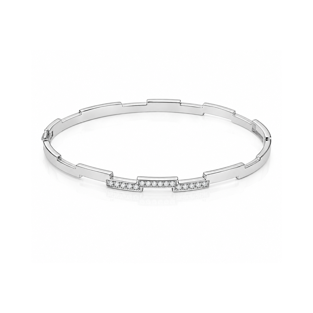 Diamond Bangle - Natural Diamond | Code D2X1FL