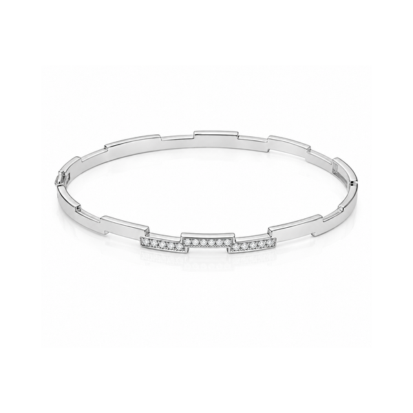 Diamond Bangle - Natural Diamond | Code D2X1FL