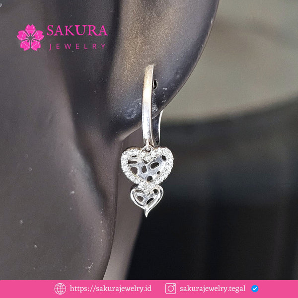 Diamond Earring Code D6X2ZP Berlian Natural