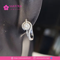 Diamond Earring Code D6Y13V Berlian Natural