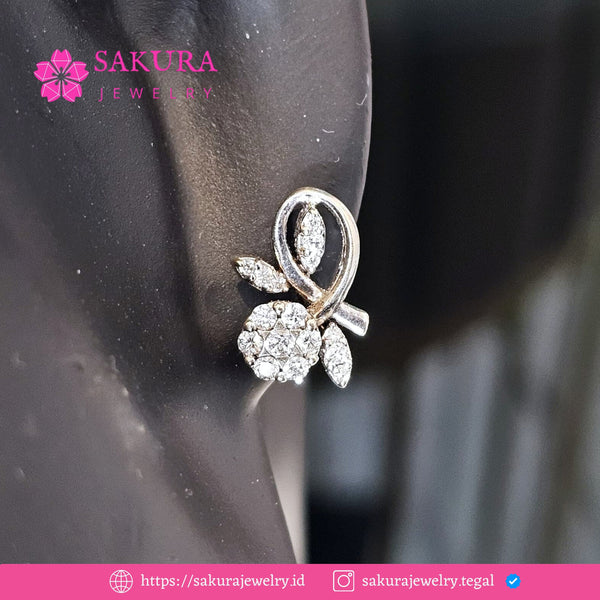 Diamond Earring Code D6XP8G Berlian Natural