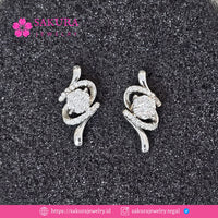 Diamond Earring Code D5XZ8M Berlian Natural