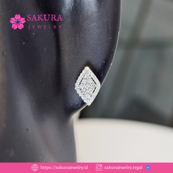 Diamond Earring Code D6X27M Berlian Natural