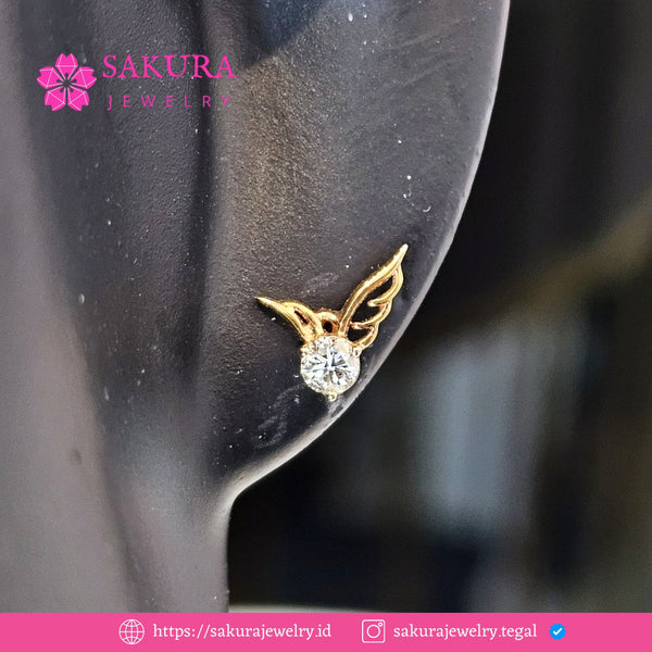 Diamond Earring Code D5XVGX Berlian Natural