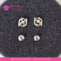 Diamond Earring Code D6X3NC Berlian Natural