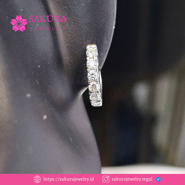 Diamond Earring Code D6WS2R Berlian Natural