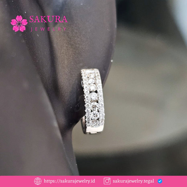 Diamond Earring Code D6W4JN Berlian Natural