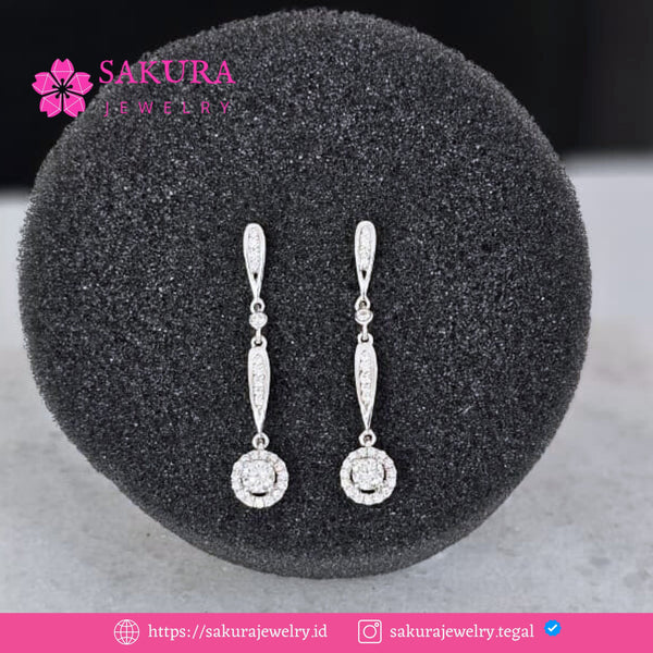 Diamond Earring Code D5X0SL Berlian Natural
