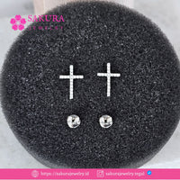 Diamond Earring Code D6X8EV Berlian Natural