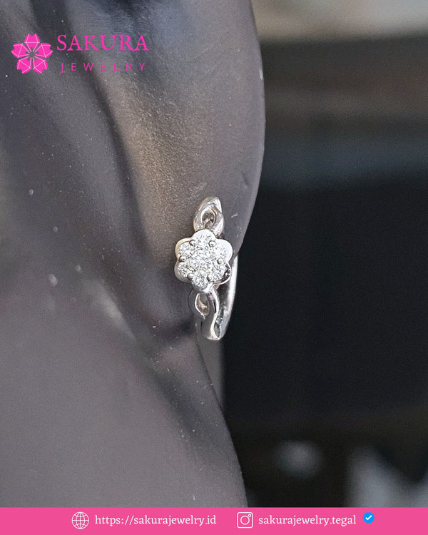 Diamond Earring Code D6X1SA Berlian Natural