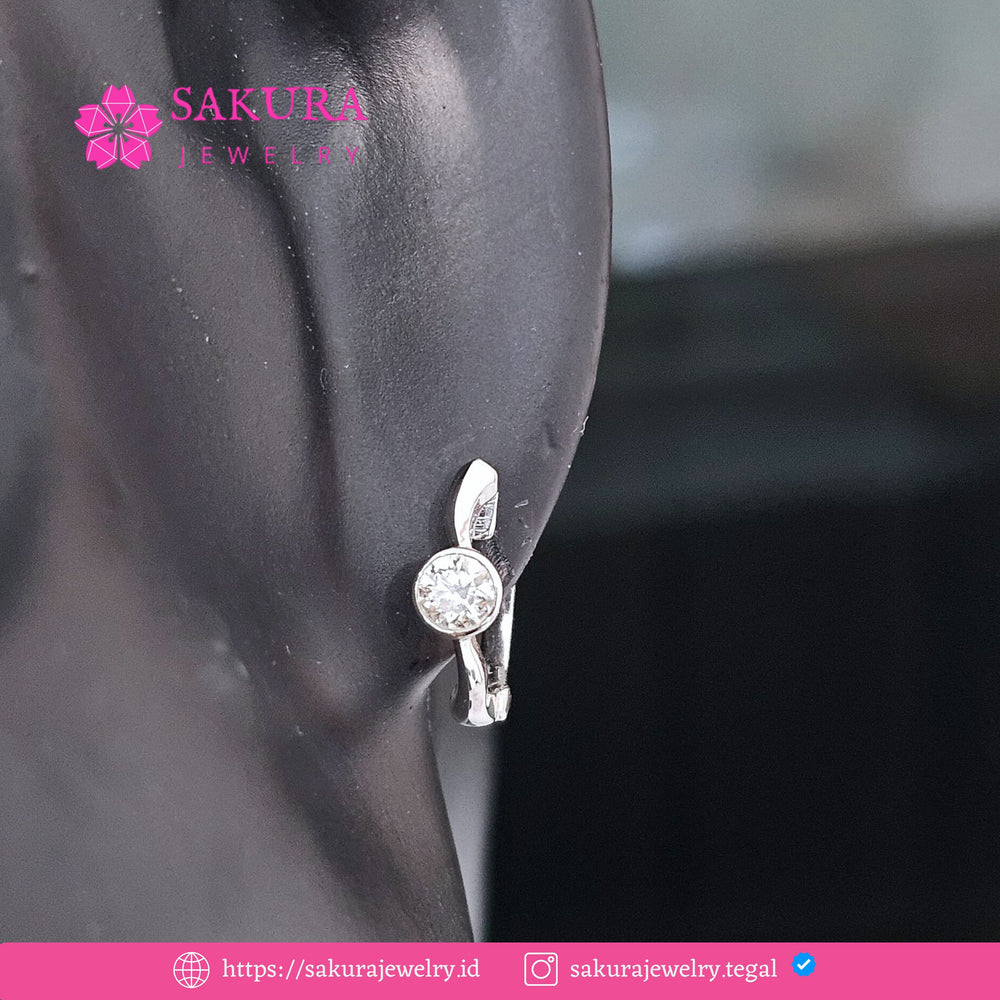 Diamond Earring Code D2W07E Berlian Natural