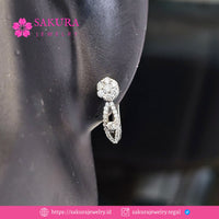 Diamond Earring Code D2WMJF Berlian Natural