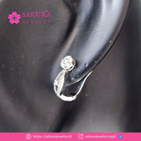 Diamond Earring Code D2WMJF Berlian Natural