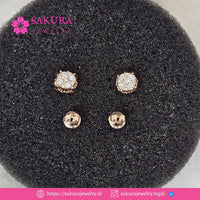 Diamond Earring Code D5X015 Berlian Natural