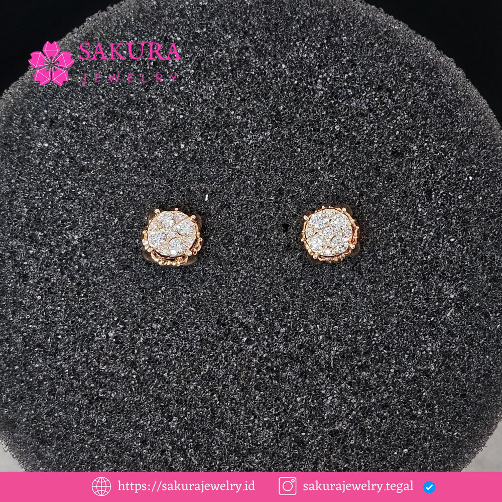 Diamond Earring Code D5X015 Berlian Natural