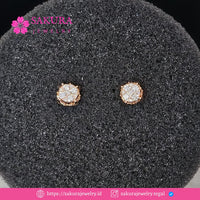 Diamond Earring Code D5X015 Berlian Natural