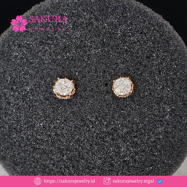 Diamond Earring Code D5X015 Berlian Natural
