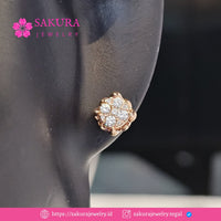 Diamond Earring Code D5X015 Berlian Natural