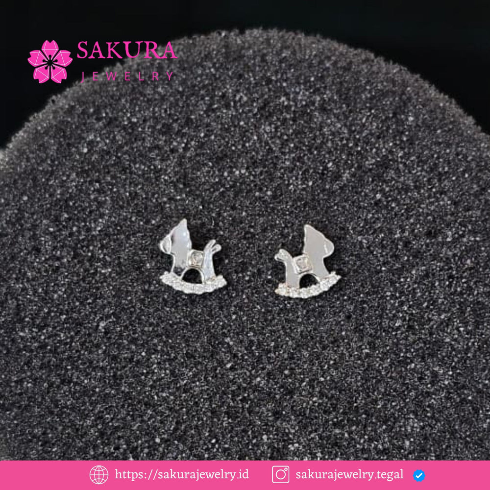 Diamond Earring Code D5X045 Berlian Natural