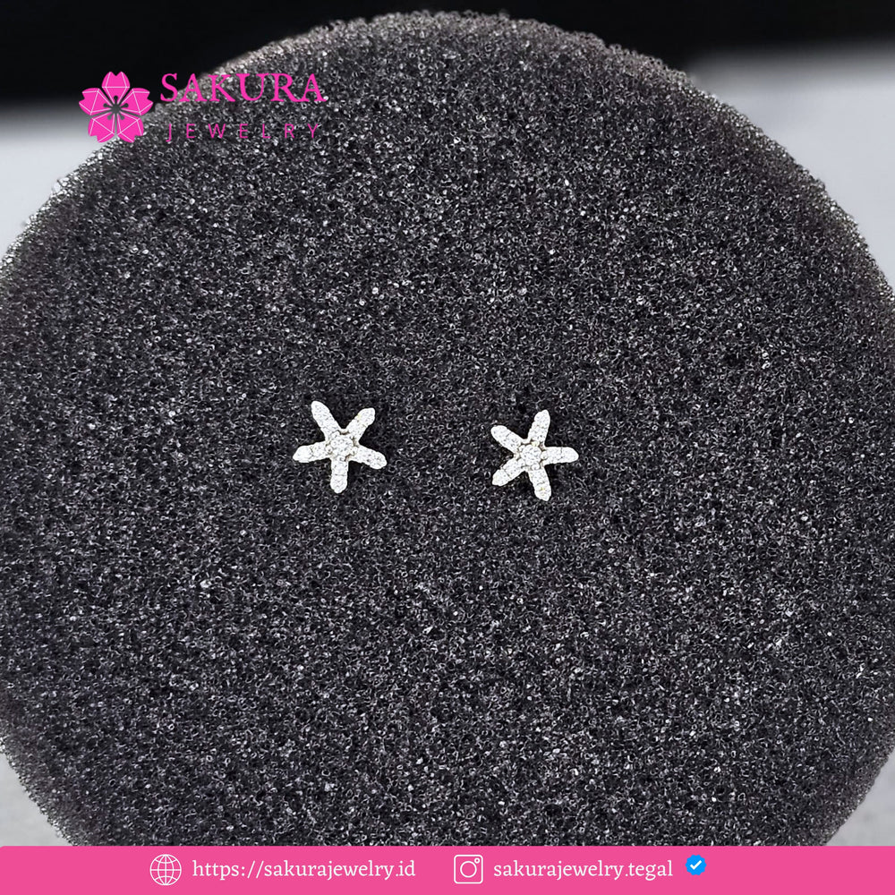 Diamond Earring Code D5X085 Berlian Natural