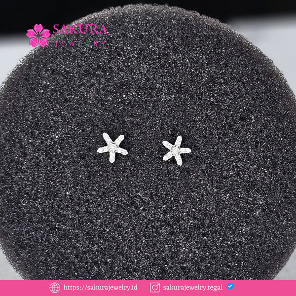 Diamond Earring Code D5X085 Berlian Natural