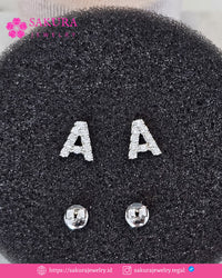 Diamond Earring Code D5X0V1 Berlian Natural