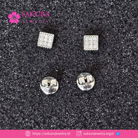 Diamond Earring Code D5X0VW Berlian Natural