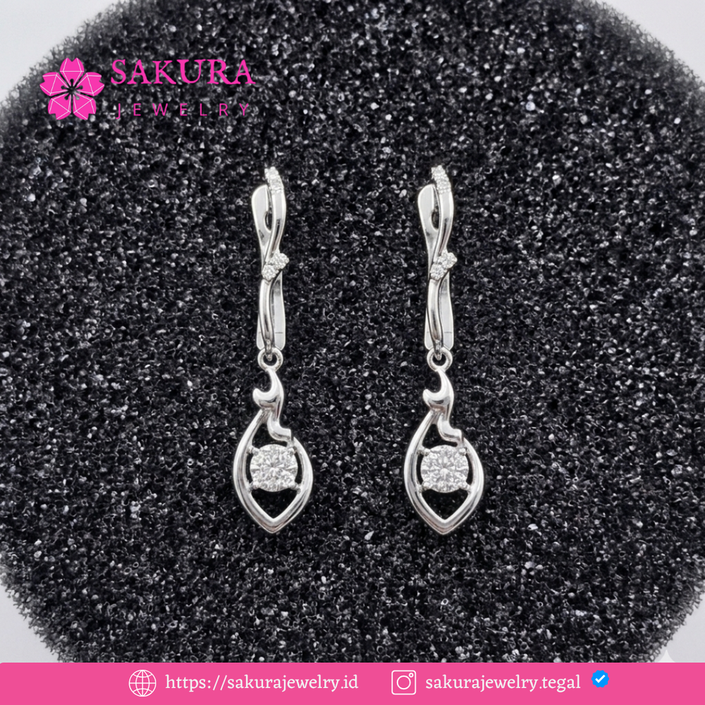 Diamond Earring Code D5X0YN Berlian Natural