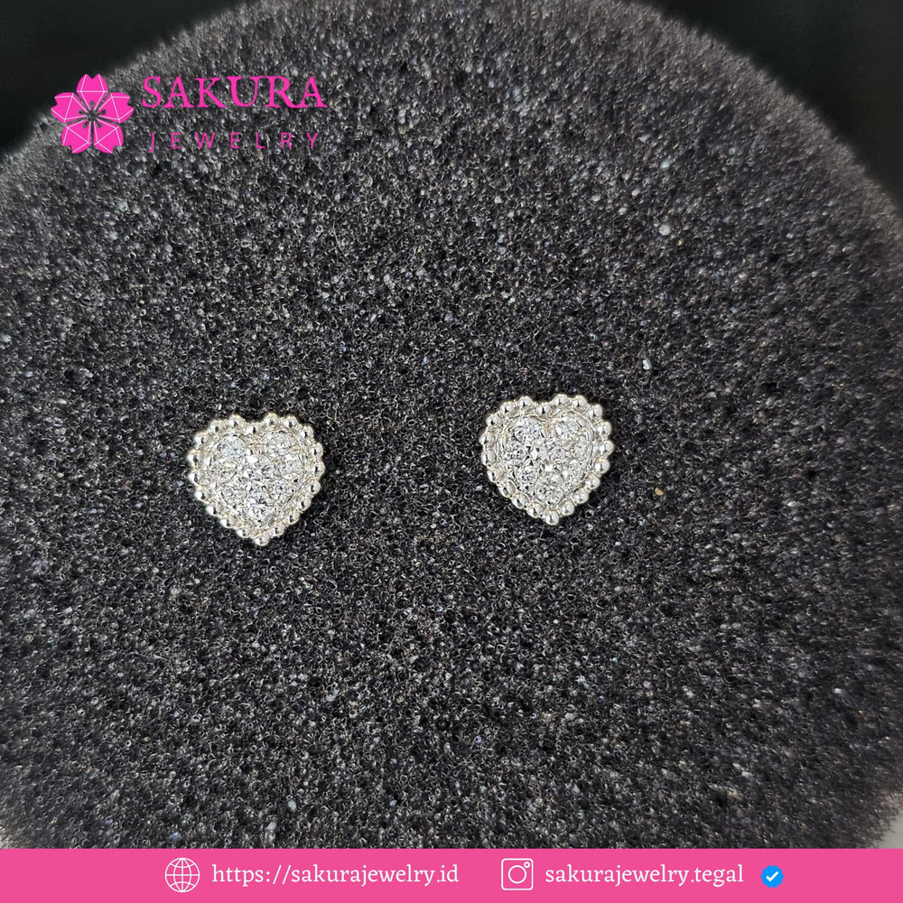 Diamond Earring Code D5XMVM Berlian Natural