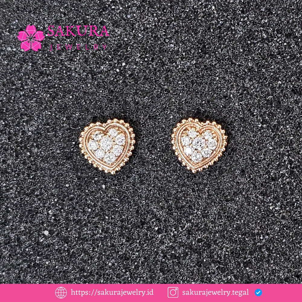 Diamond Earring Code D5XU4H Berlian Natural