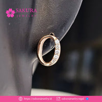 Diamond Earring Code D5XUXH Berlian Natural