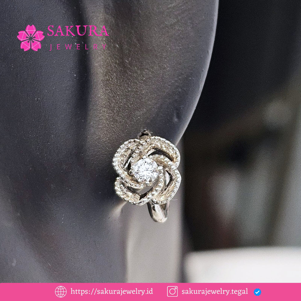 Diamond Earring Code D5XUY0 Berlian Natural
