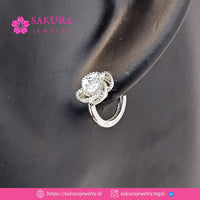 Diamond Earring Code D5XUY0 Berlian Natural