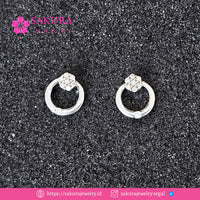 Diamond Earring Code D5XV2Y Berlian Natural