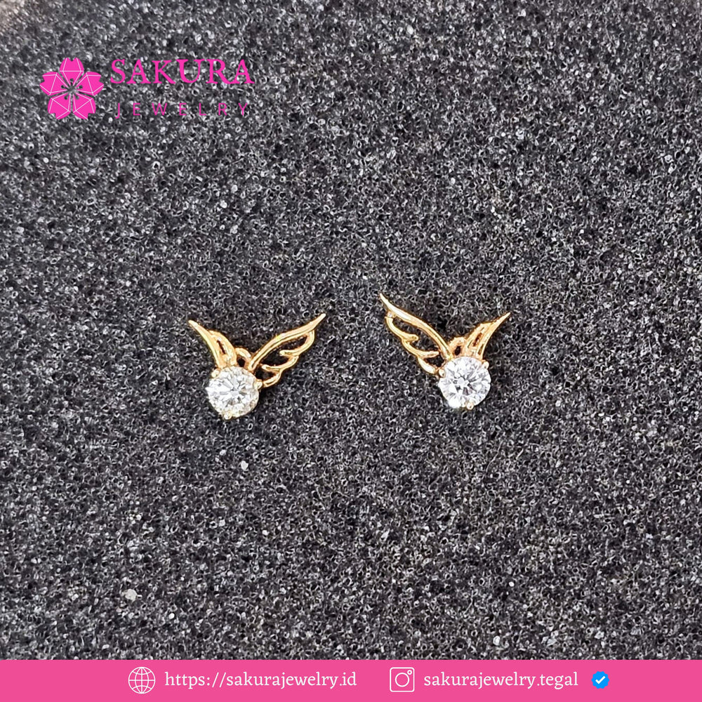 Diamond Earring Code D5XVGX Berlian Natural