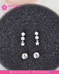 Diamond Earring Code D5XVWC Berlian Natural