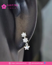 Diamond Earring Code D5XVWC Berlian Natural