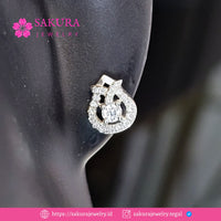 Diamond Earring Code D5XVWM Berlian Natural