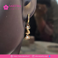 Diamond Earring Code D5XWW6 Berlian Natural