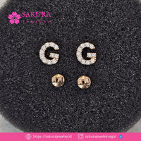 Diamond Earring Code D5XWWN Berlian Natural