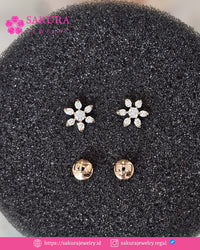Diamond Earring Code D5XWXW Berlian Natural