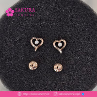 Diamond Earring Code D5XXM4 Berlian Natural