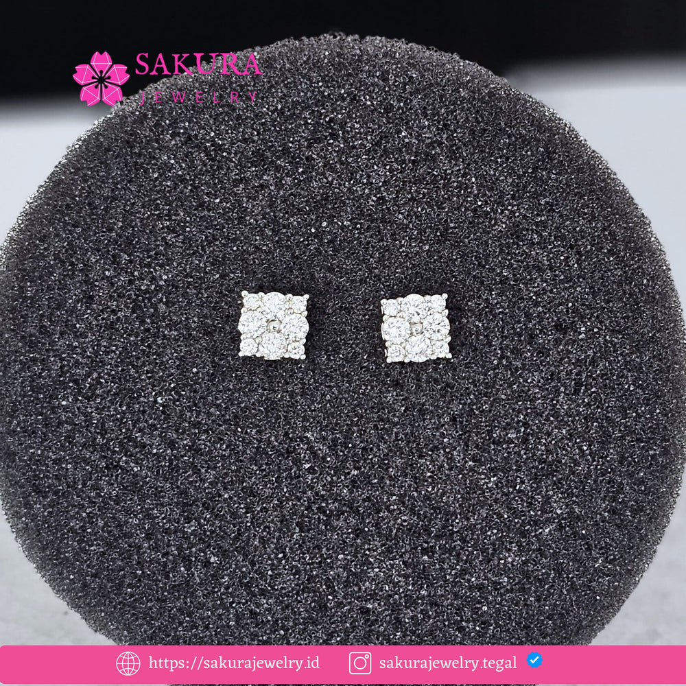 Diamond Earring Code D5XZ73 Berlian Natural