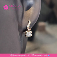 Diamond Earring Code D5XZ8V Berlian Natural