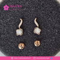 Diamond Earring Code D5XZ8V Berlian Natural