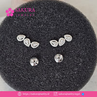Diamond Earring Code D5Y19R Berlian Natural