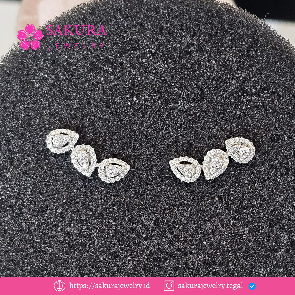 Diamond Earring Code D5Y19R Berlian Natural